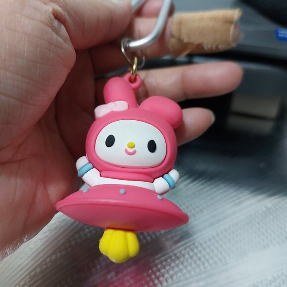 My Melody Cute Clip On Keyring Bag Charm Keychain Charm - Picture 6 of 6